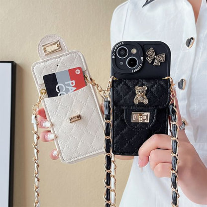 Holder Card Bear Case Phone