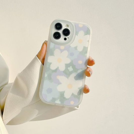 Floral Case Strap Phone