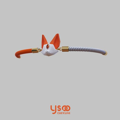 Fox Bracelet Acrylic Poly Low Cord