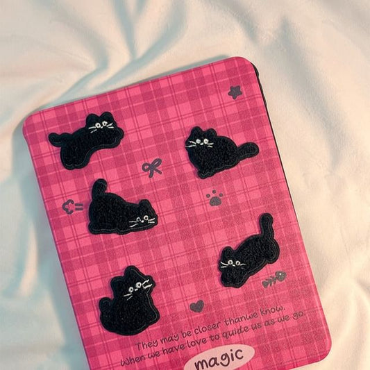 Case iPad Plaid Cat