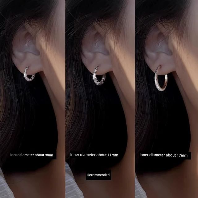 Silver Huggie Sterling Designs) (Various Earring