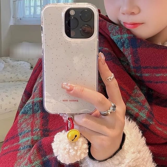 Bell Case Splattered Phone Pom