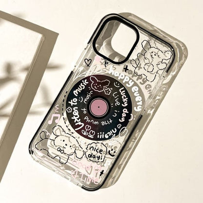 Vinyl Case Record Animal Phone
