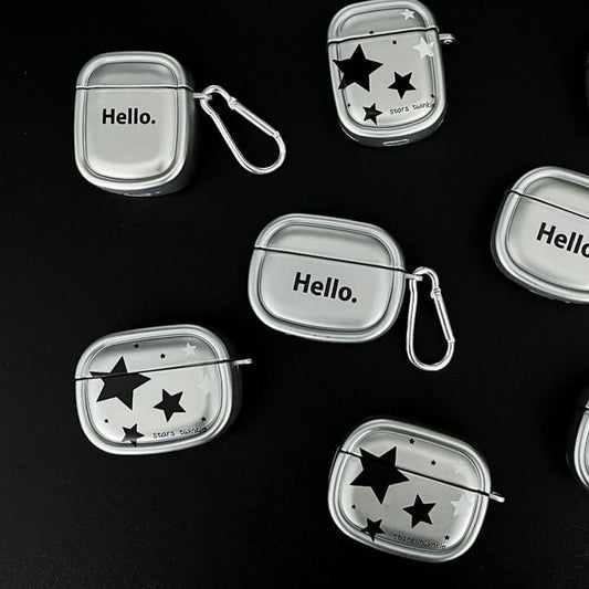 / Case Star Charm Metallic With AirPods Earphone Pro Skin