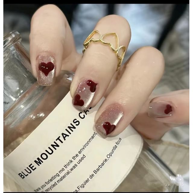 Ongles à coller œil de chat / Pack d'outils / Ensemble