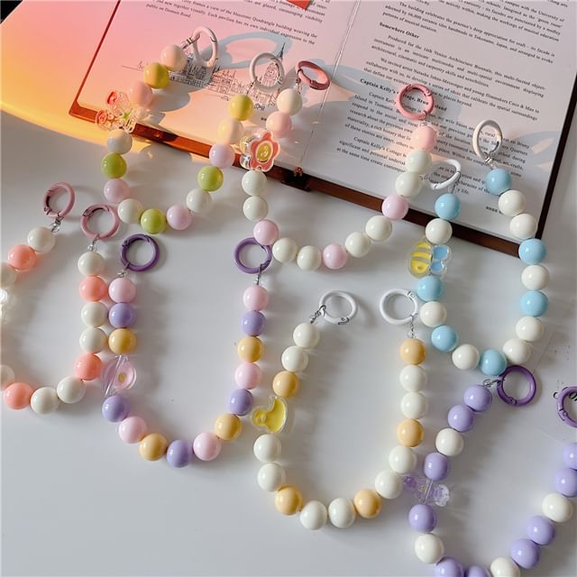 Phone Bow Strap Bead