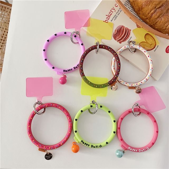 Phone Strap with Hoop Lanyard Pad