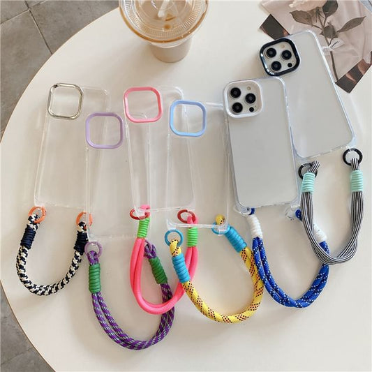 Case Transparent Phone Strap