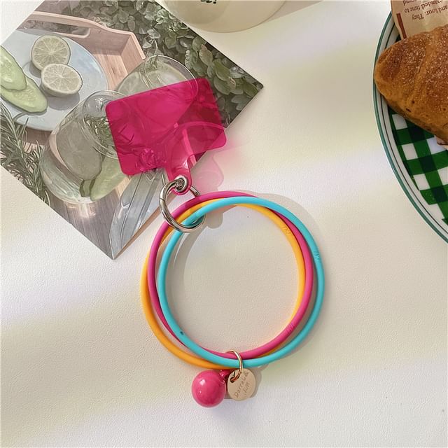 Phone Strap with Hoop Lanyard Pad