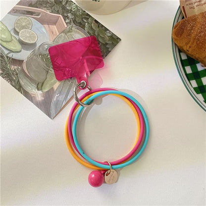Phone Strap with Hoop Lanyard Pad