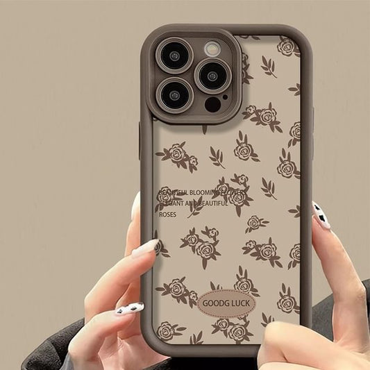Case Phone Lettering Floral