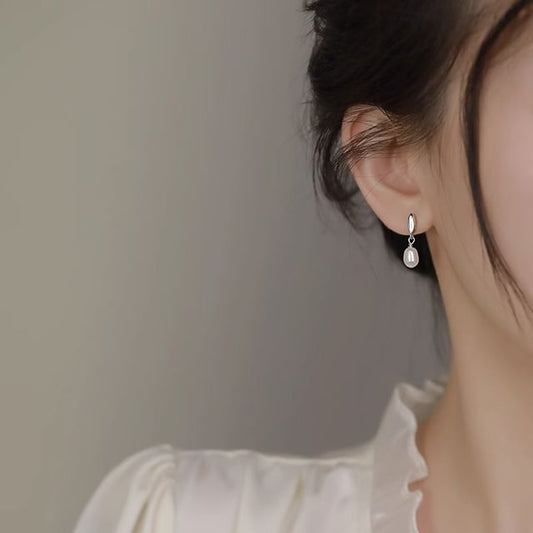 Faux Drop Earring Pearl
