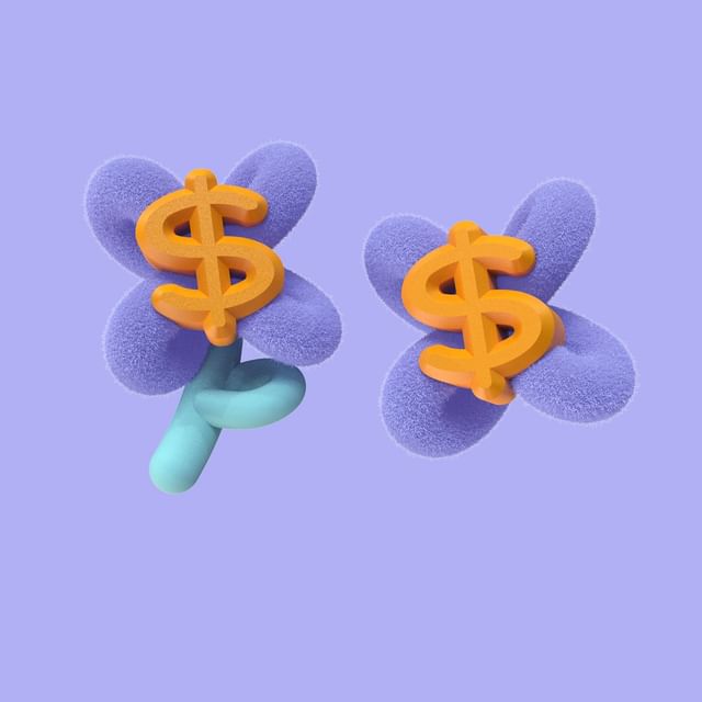 Stud On Earring Ear Money / Sign Clip