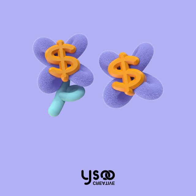 Stud On Earring Ear Money / Sign Clip