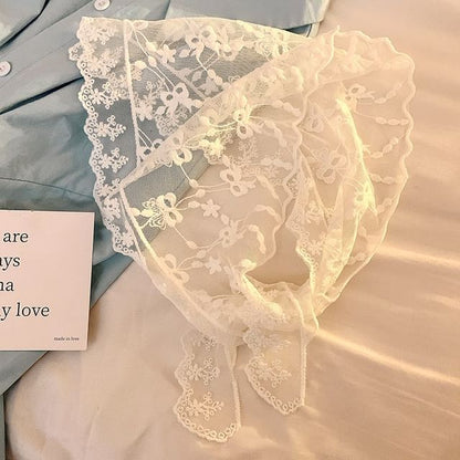 Designs) Lace Head Triangle (Various Scarf