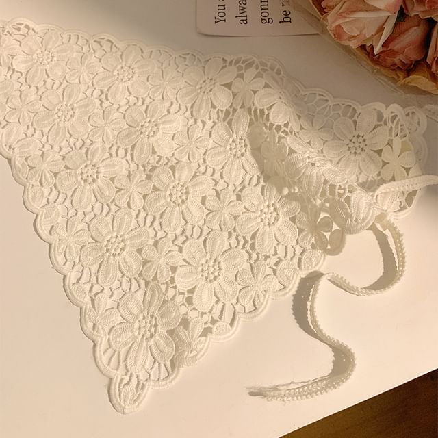 Designs) Lace Head Triangle (Various Scarf