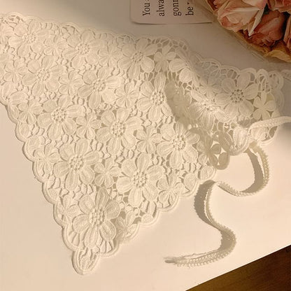 Designs) Lace Head Triangle (Various Scarf