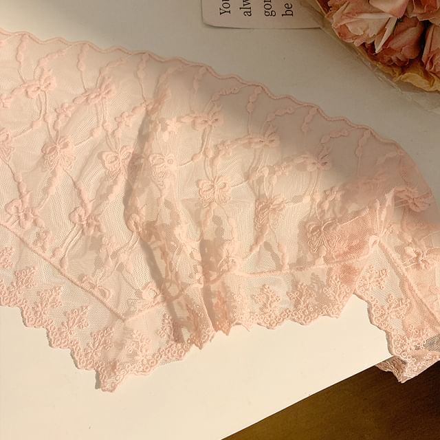 Designs) Lace Head Triangle (Various Scarf