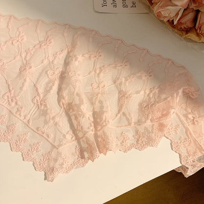 Designs) Lace Head Triangle (Various Scarf