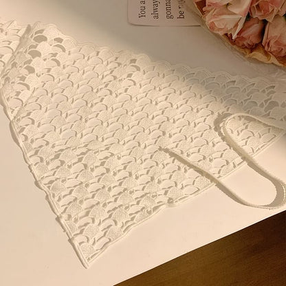 Designs) Lace Head Triangle (Various Scarf