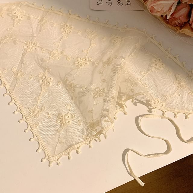 Designs) Lace Head Triangle (Various Scarf