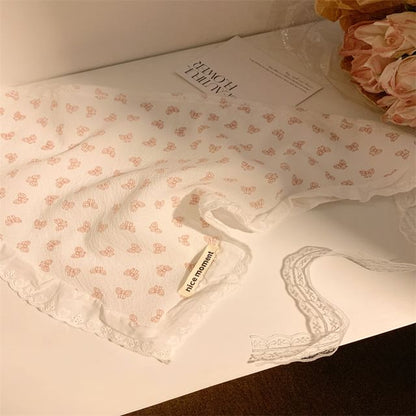 (Various Triangle Print Designs) Floral Scarf Head