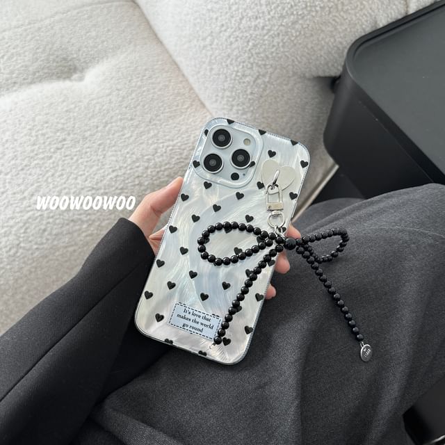 Phone Wavy Heart Case /
