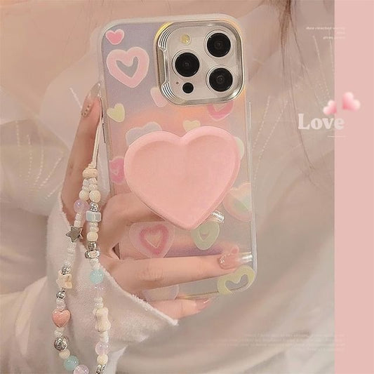 Heart Case Phone Holographic