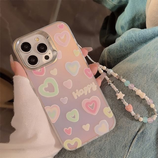 Heart Case Phone Holographic