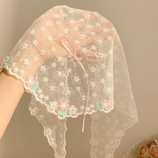 Headkerchief Lace Bow