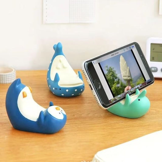 Dolphin Designs) Penguin Holder / Phone Shark (Various