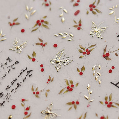 Frucht-Nagelkunst-Aufkleber (verschiedene Designs)