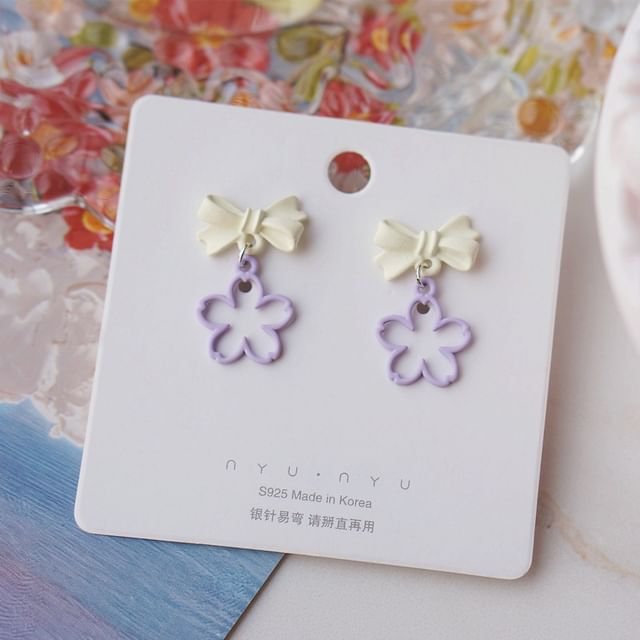 Alloy Earring (Various Designs) Dangle Floral