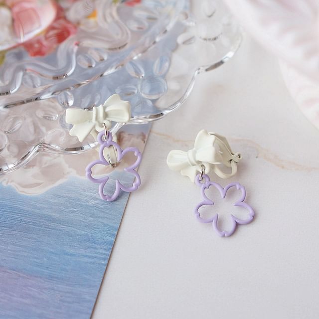 Alloy Earring (Various Designs) Dangle Floral