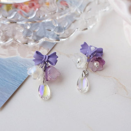 Alloy Earring (Various Designs) Dangle Floral