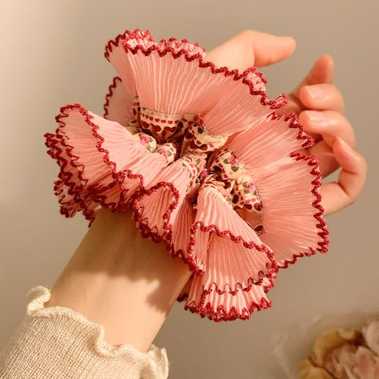 Accordion Fabric Scrunchie