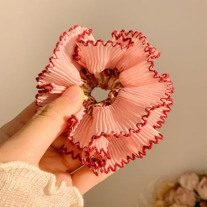 Accordion Fabric Scrunchie