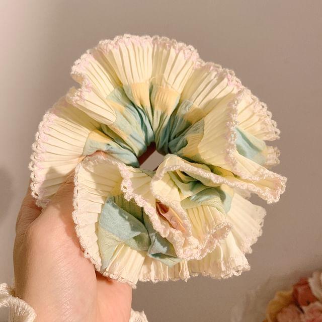 Accordion Fabric Scrunchie