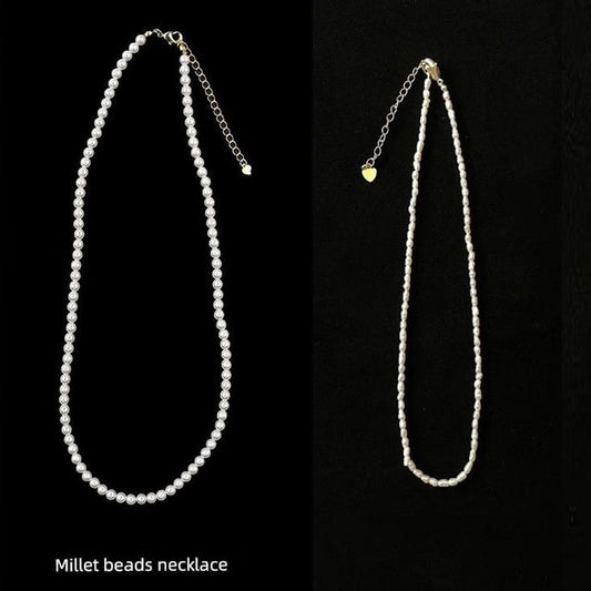 Pearl Necklace Beaded Faux