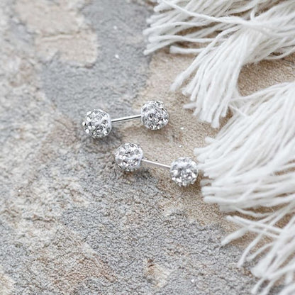 Rhinestone Ball Stud Earring