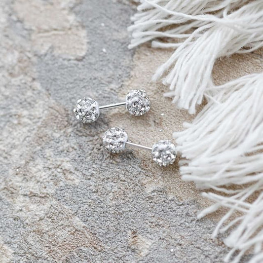 Rhinestone Ball Stud Earring