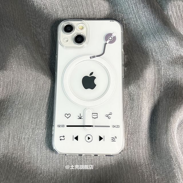 with Magnetic Phone (Compatible Case Print MagSafe)