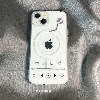 with Magnetic Phone (Compatible Case Print MagSafe)