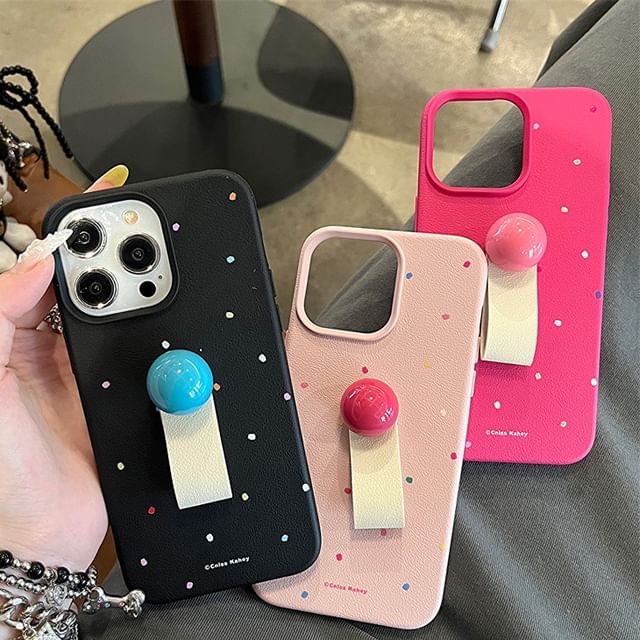 Dotted Finger Phone Case Strap