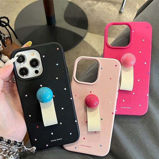 Dotted Finger Phone Case Strap