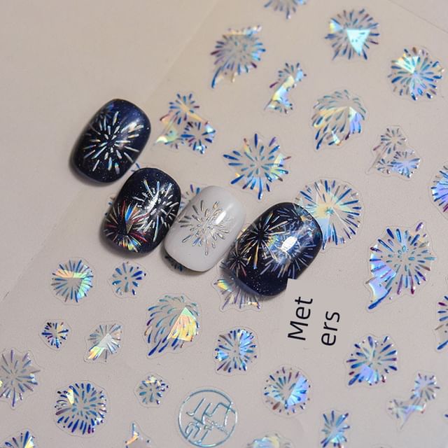 Feuerwerk Nail Art Aufkleber