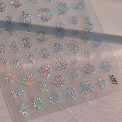 Feuerwerk Nail Art Aufkleber