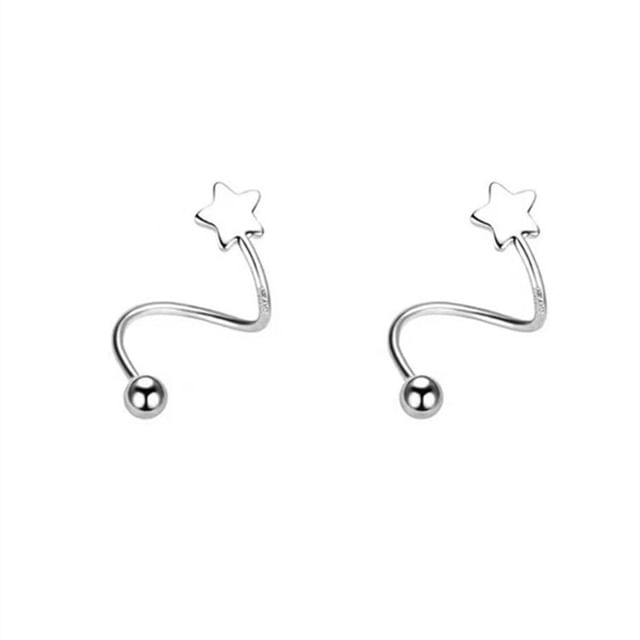 Bead Ear Alloy Heart / Jacket Star