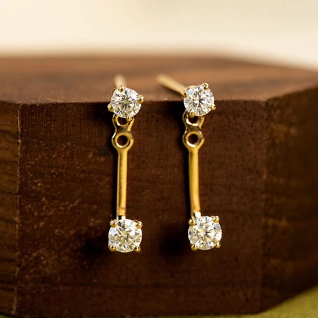 Rhinestone Alloy Jacket Ear