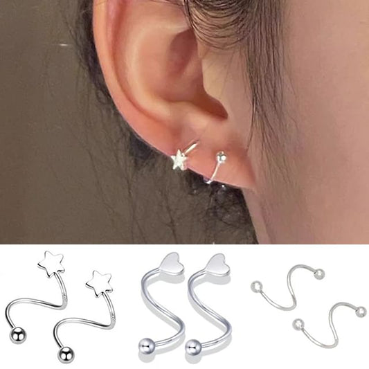 Bead Ear Alloy Heart / Jacket Star